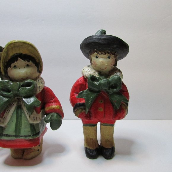 vtg House of Hatten 1991 Victorian Christmas Caroling family carolers figure lot - Picture 13 of 16
